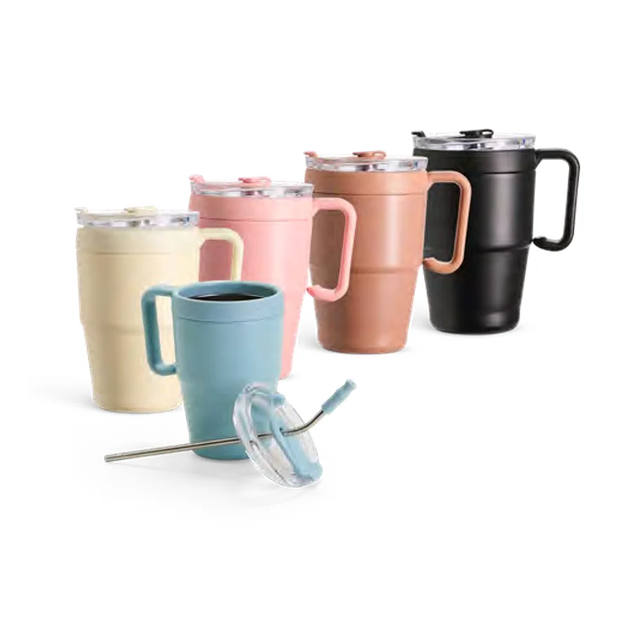Caneca térmica 600ml em várias cores, código 18968-IA