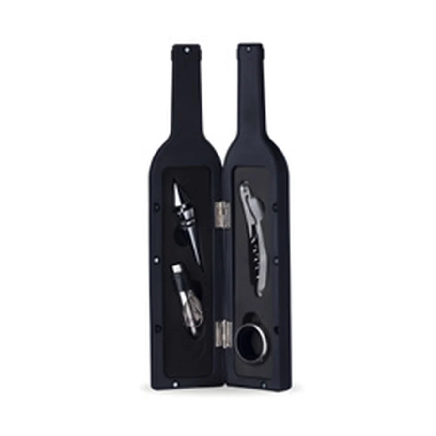 Kit Vinho Garrafa 4 Peças - brinde corporativo personalizado