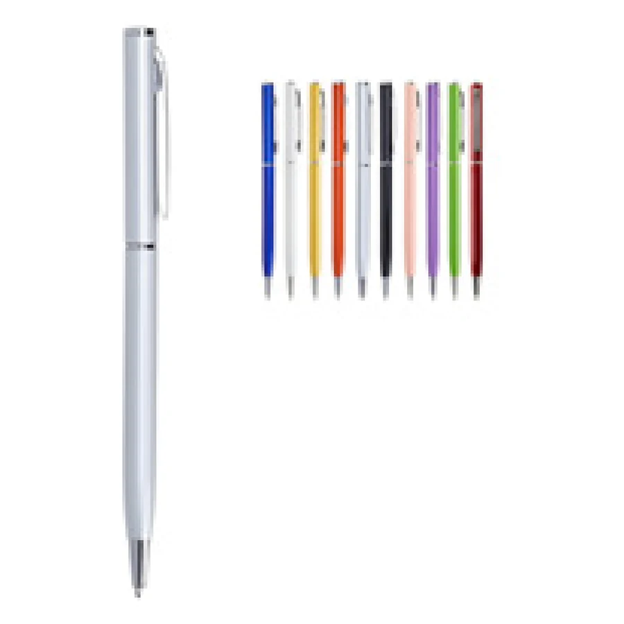 Caneta Metal personalizado A1801-IA em fundo branco