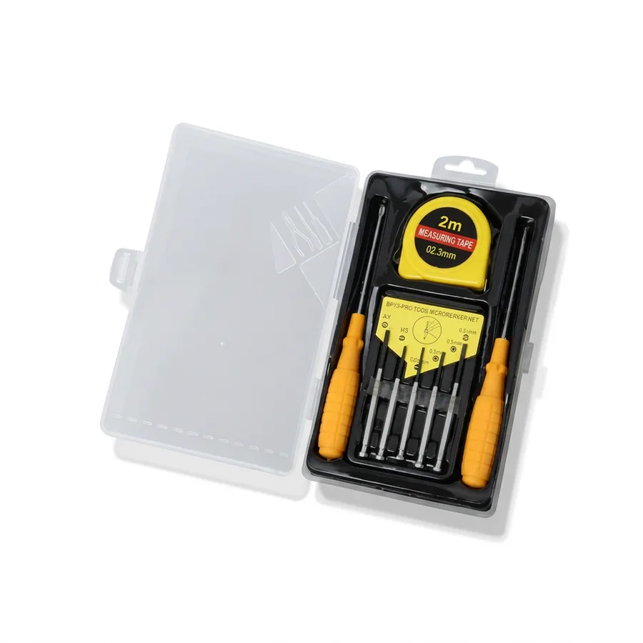 Kit Ferramentas 8 Peças em fundo branco
