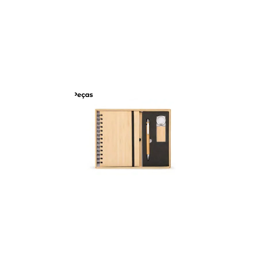 Kit Executivo Ecológico 3 Peças personalizado - código 07048B-IA