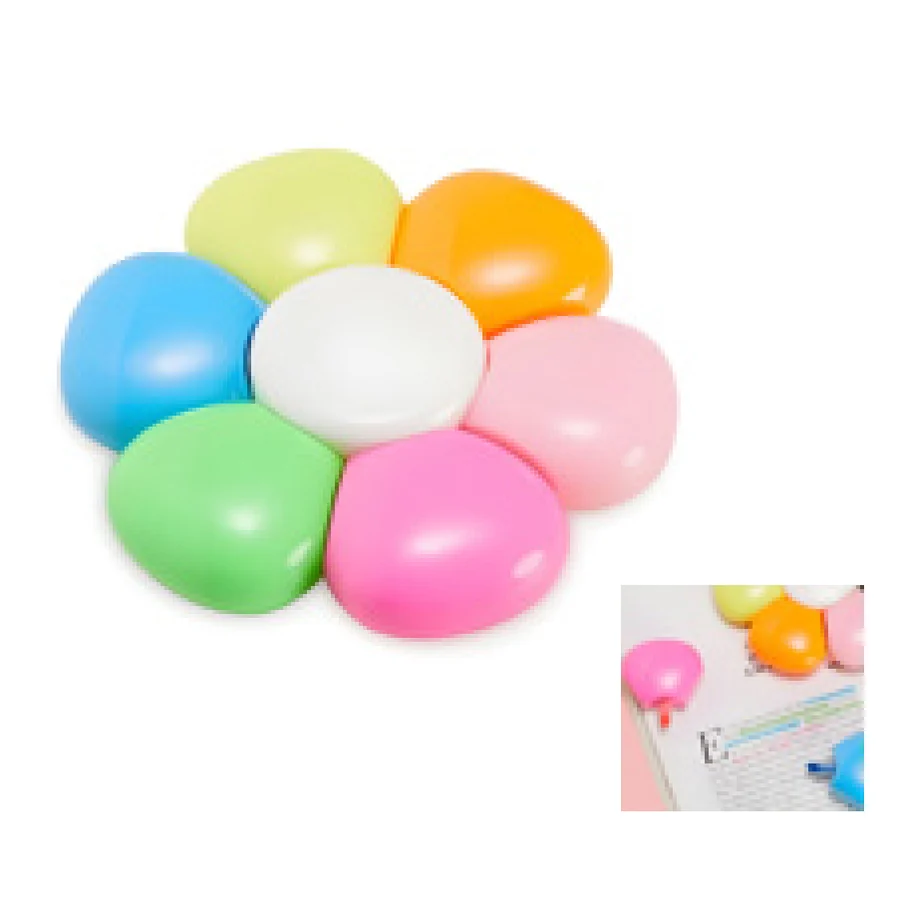 Marca Texto Flor personalizado 06048-IA em fundo branco