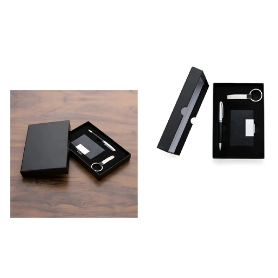 Kit Executivo 3 Peças personalizado 01988-IA em fundo branco