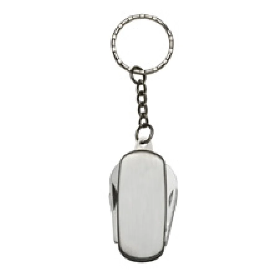 Chaveiro Metal Canivete 4 Funções personalizado 10210-IA em fundo branco
