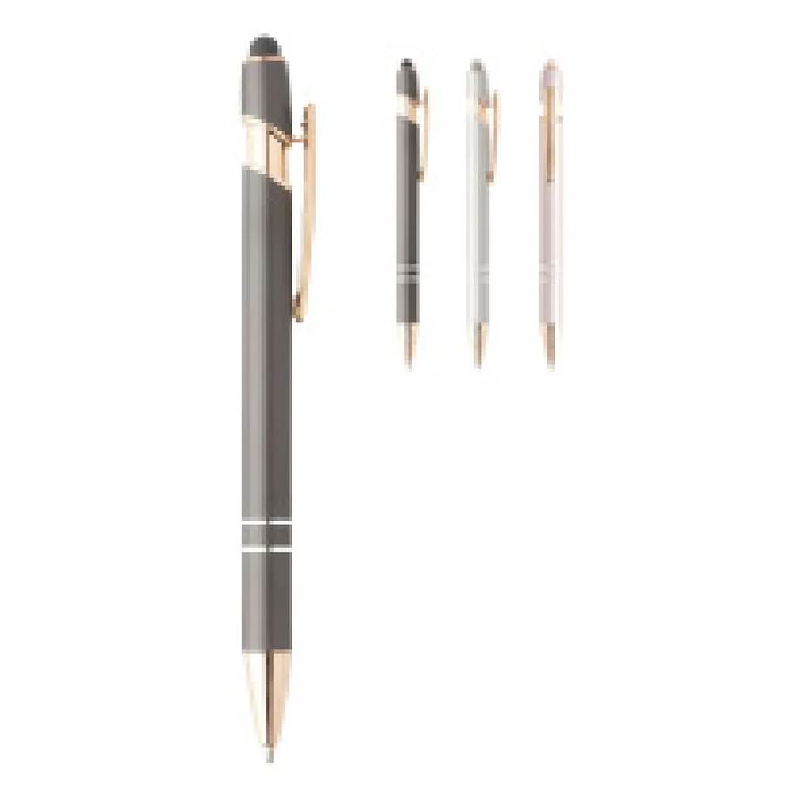Caneta Metal Touch personalizado 05012-IA em fundo branco