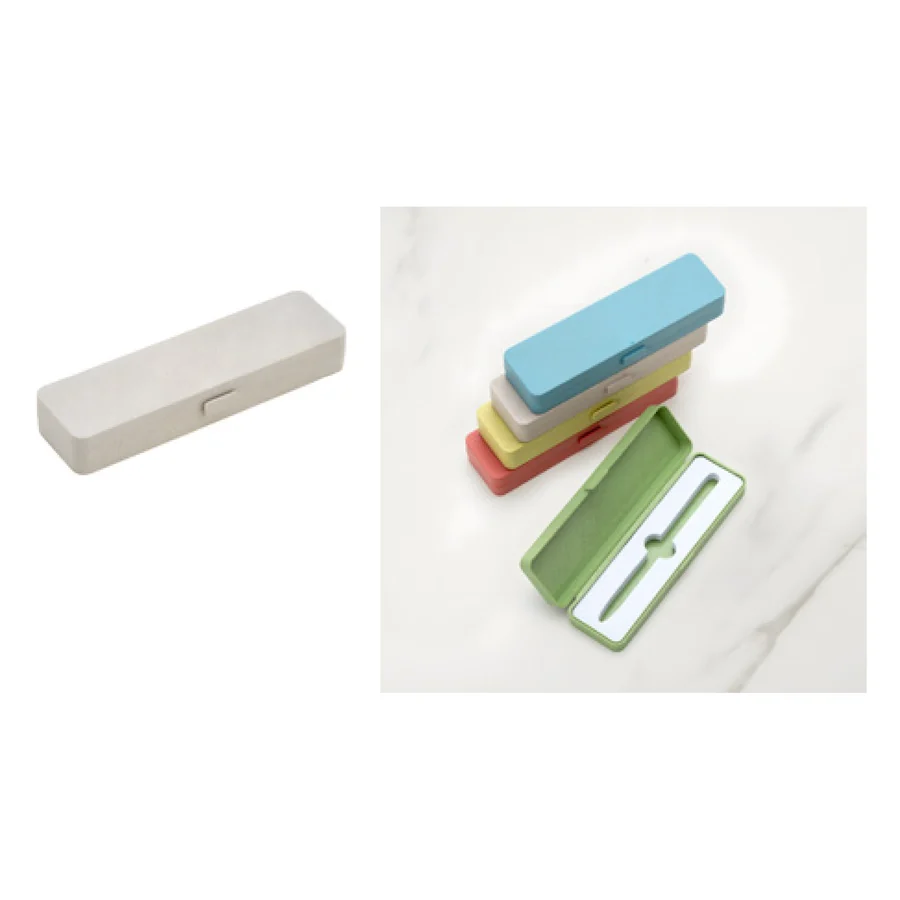 Estojo Fibra de Bambu personalizado 10398P-IA em fundo branco