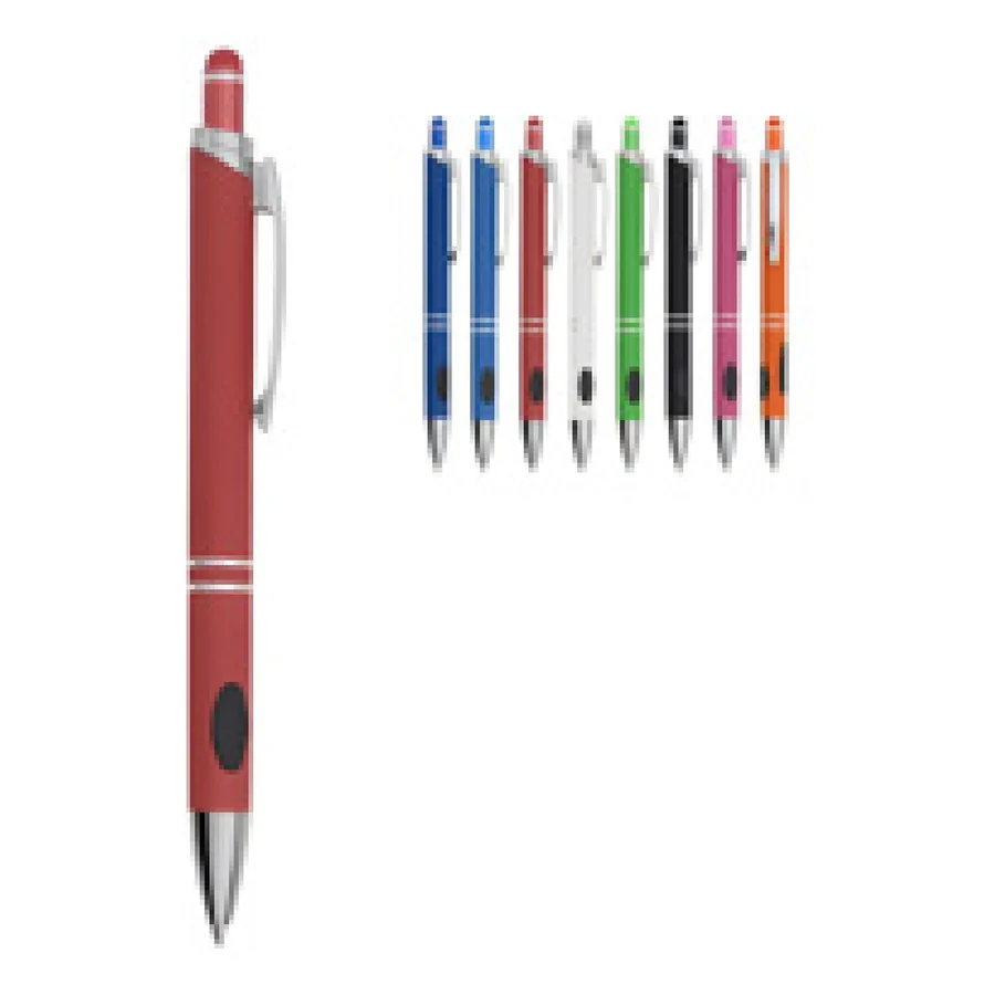 Caneta Metal Touch personalizado 06086-IA em fundo branco