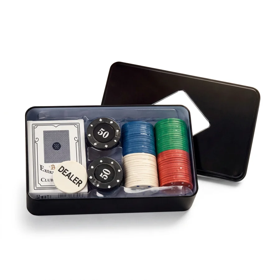 Kit Poker com 80 Fichas personalizado - código 19055-IA