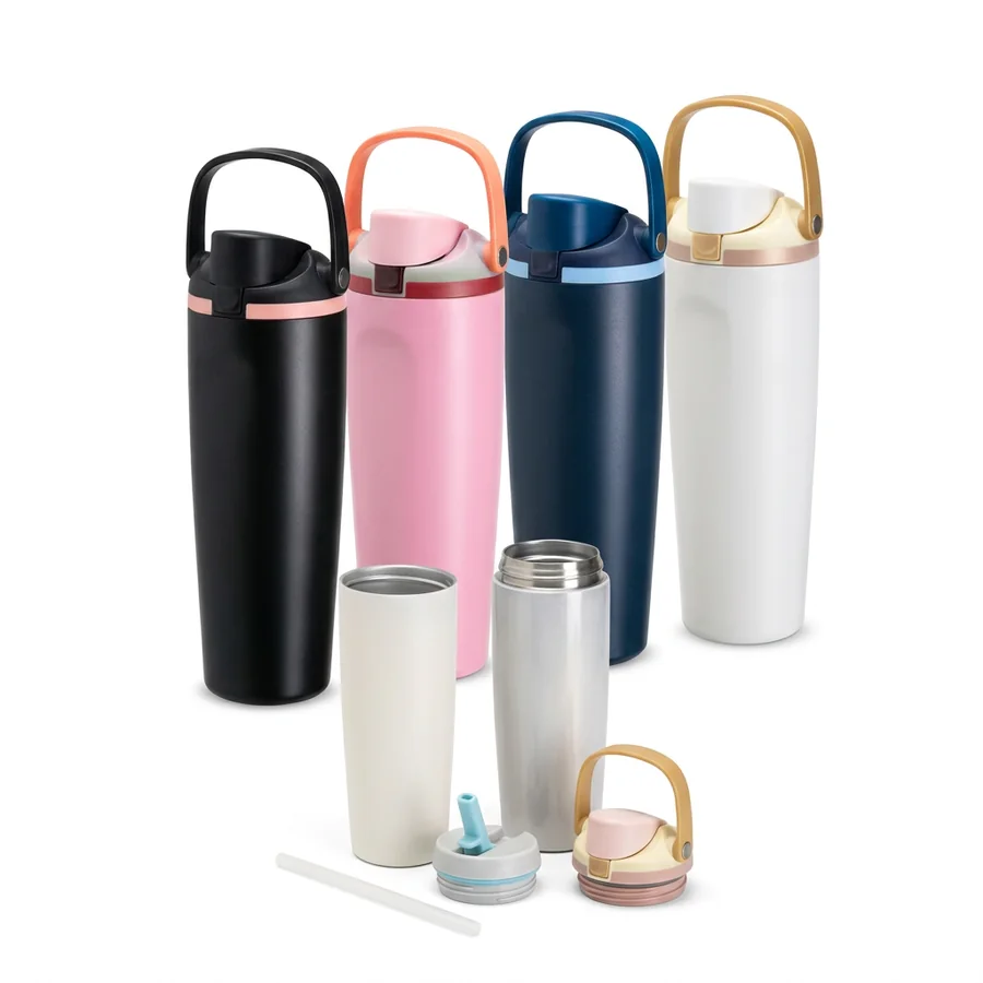 Garrafa térmica 850 ml código 09105-IA em cores variadas