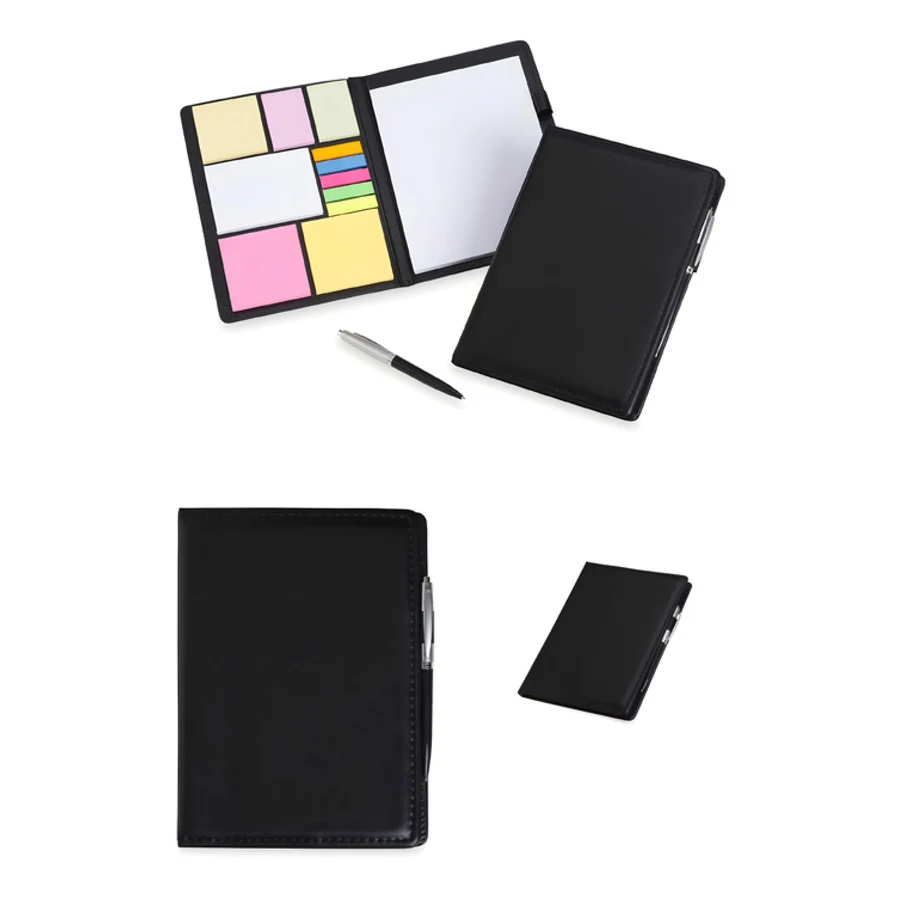 Kit para Anotações com Caneta personalizado 18683-IA em fundo branco