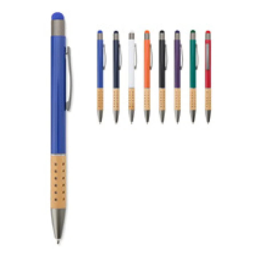 Caneta Metal Touch personalizado 08132-IA em fundo branco