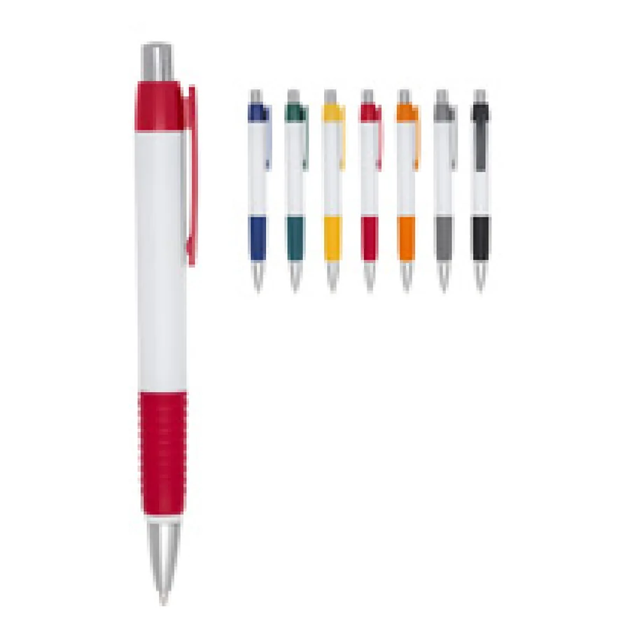 Caneta Plástica personalizado 00511-IA em fundo branco