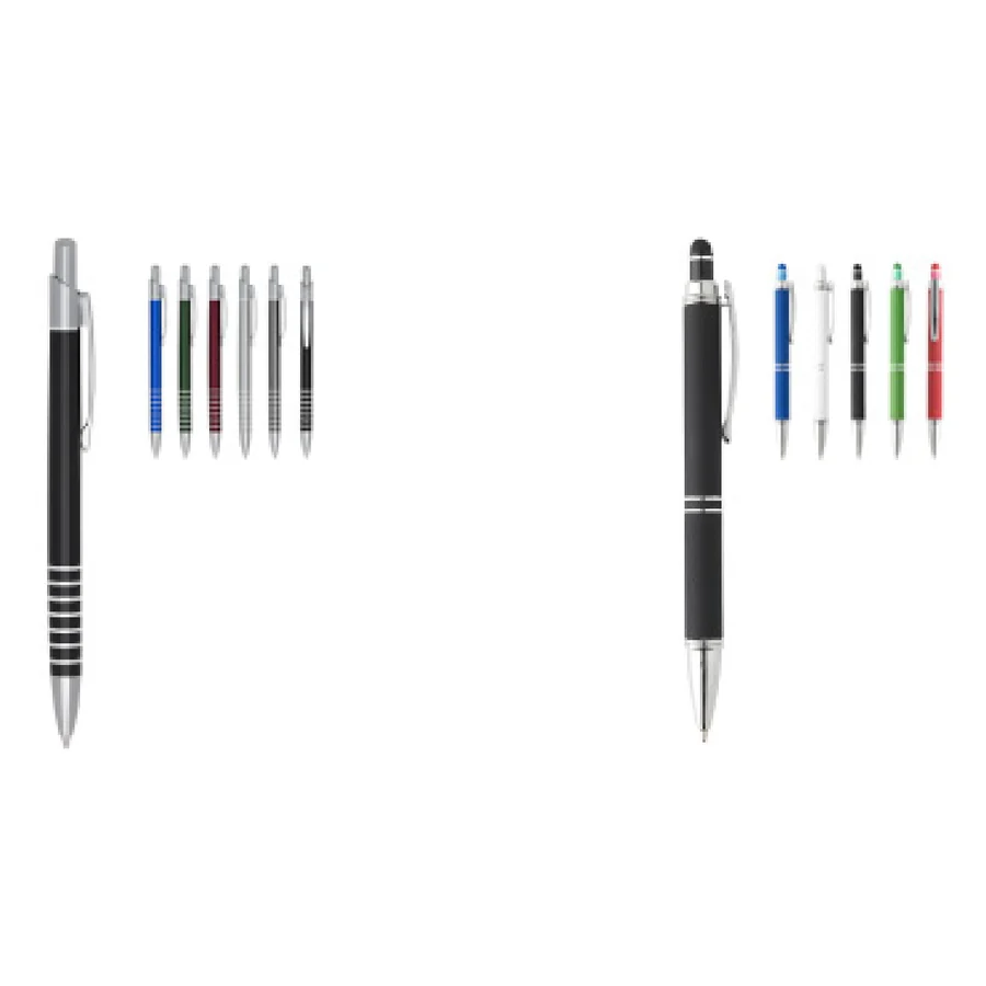 Caneta Metal Touch personalizado 05017-IA em fundo branco