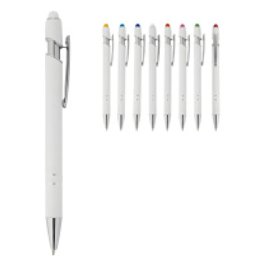 Caneta Metal Touch personalizado 05000-IA em fundo branco
