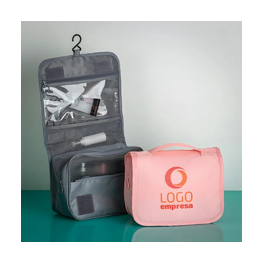Nécessaire PVC Impermeável com Plaquinha - brinde corporativo personalizado