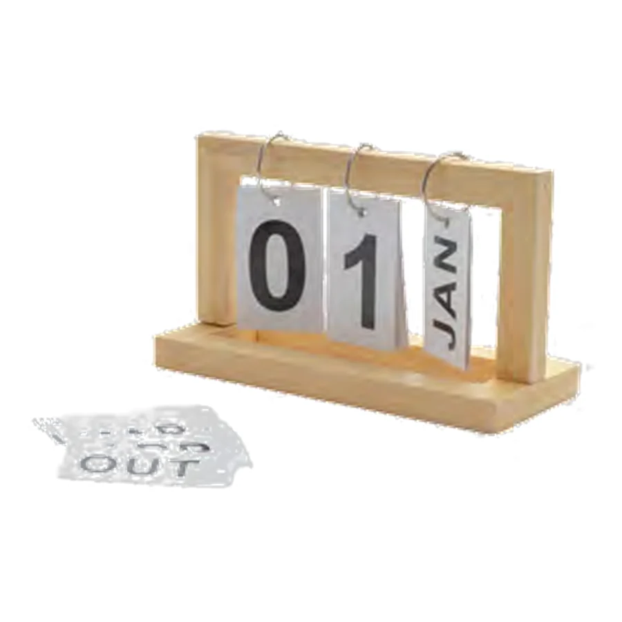 Calendário Permanente Madeira personalizado - código 19025-IA