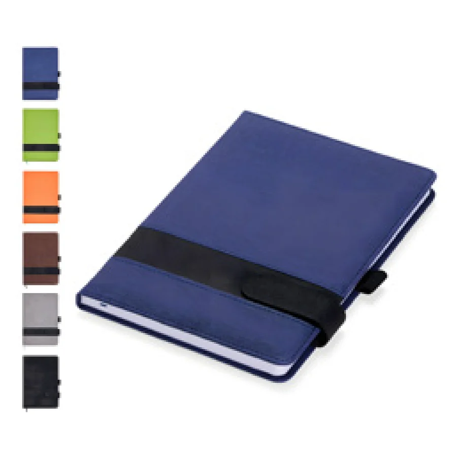 Caderneta A5 em Linho personalizado 06102-IA em fundo branco