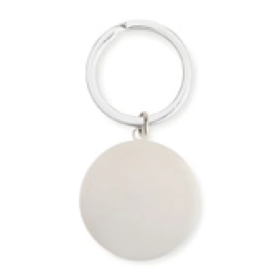 Chaveiro Metálico personalizado 18823-IA em fundo branco