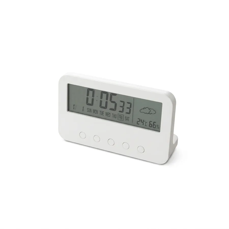 Relógio Digital em fundo branco