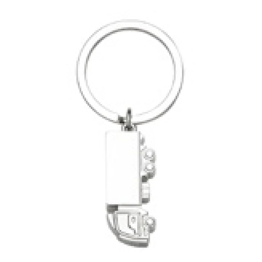 Chaveiro Metal personalizado 11608-IA em fundo branco