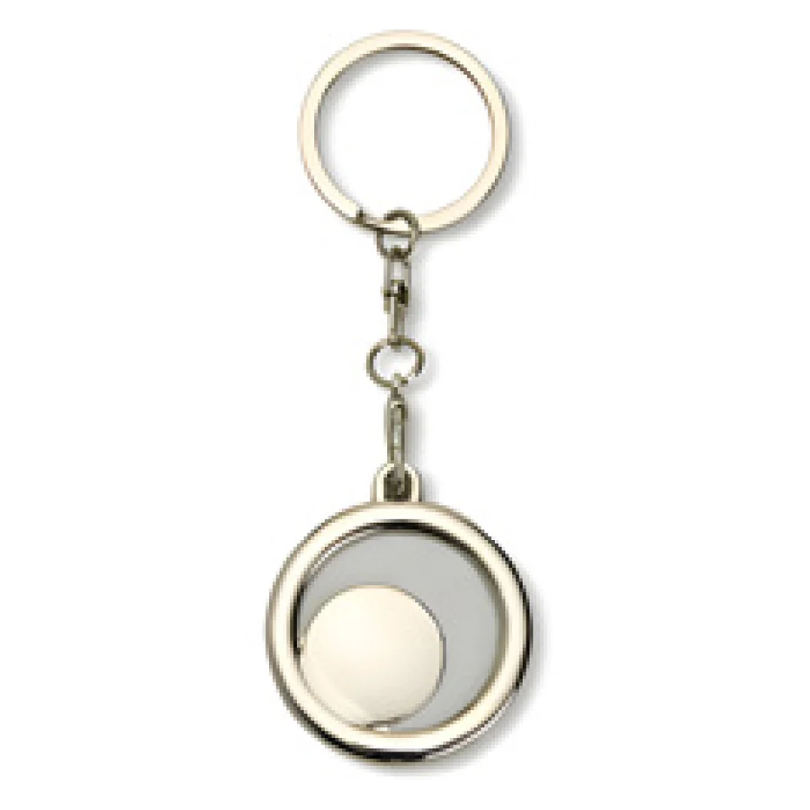 Chaveiro Inox personalizado 18827-IA em fundo branco