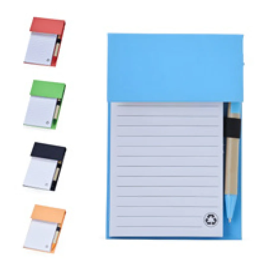 Bloco de Anotações com personalizado 05049-IA em fundo branco