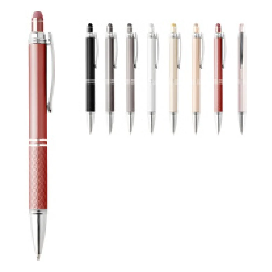 Caneta Metal Touch personalizado 05019-IA em fundo branco