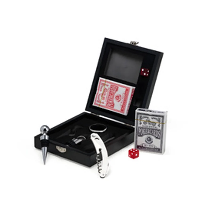Kit Vinho com Jogo de Baralho - brinde corporativo personalizado