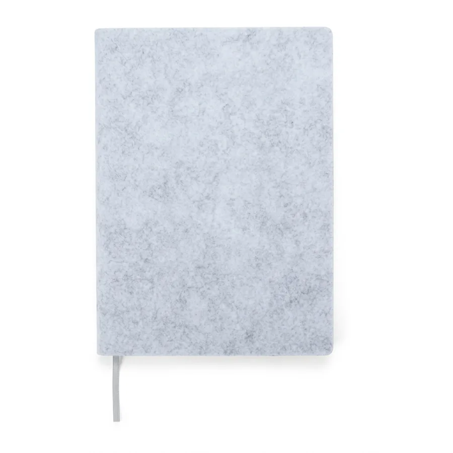 Caderno A5 Feltro em fundo branco