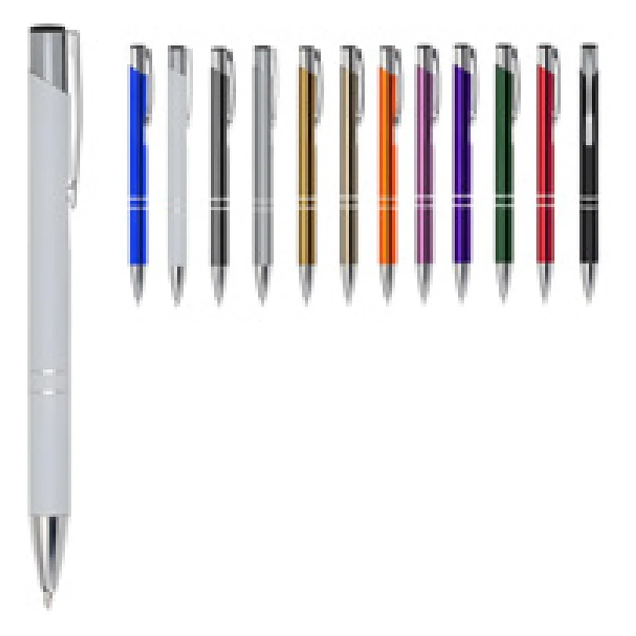 Caneta Metal personalizado ER143B-IA em fundo branco