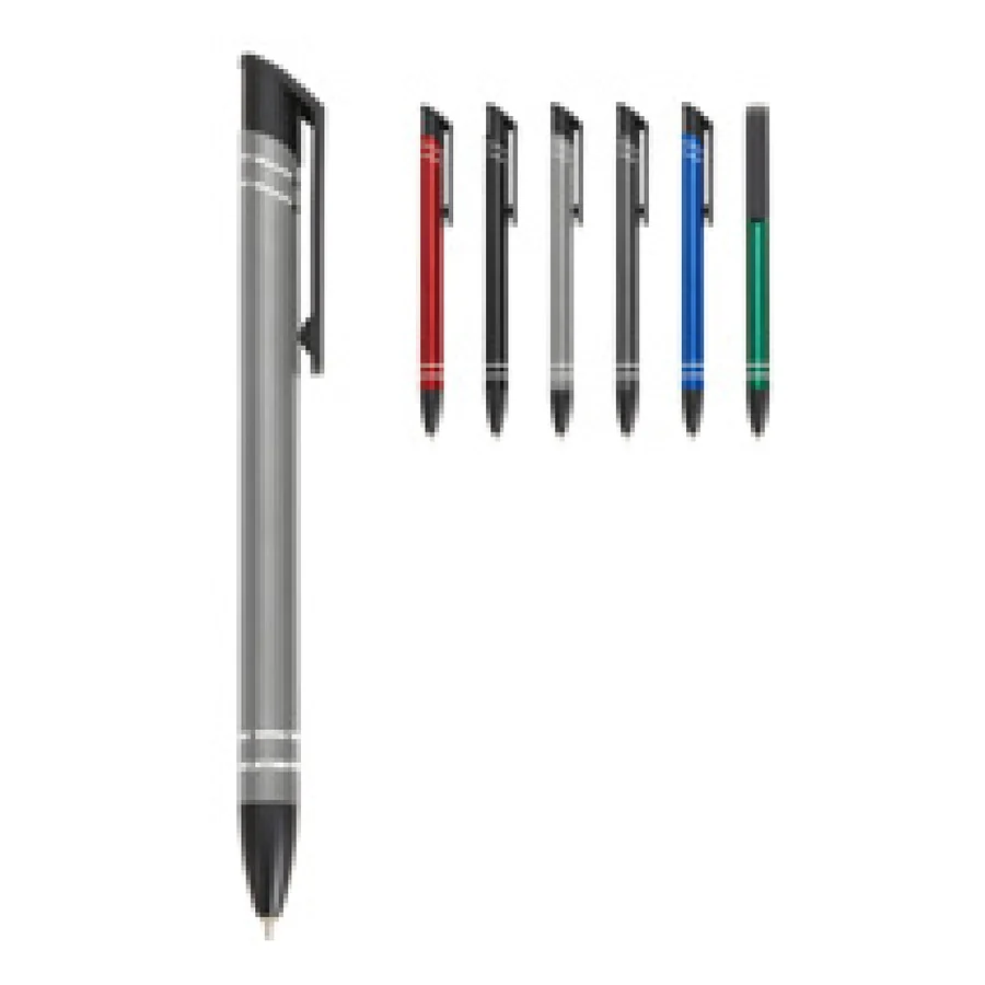 Caneta Semimetal personalizado 18548-IA em fundo branco