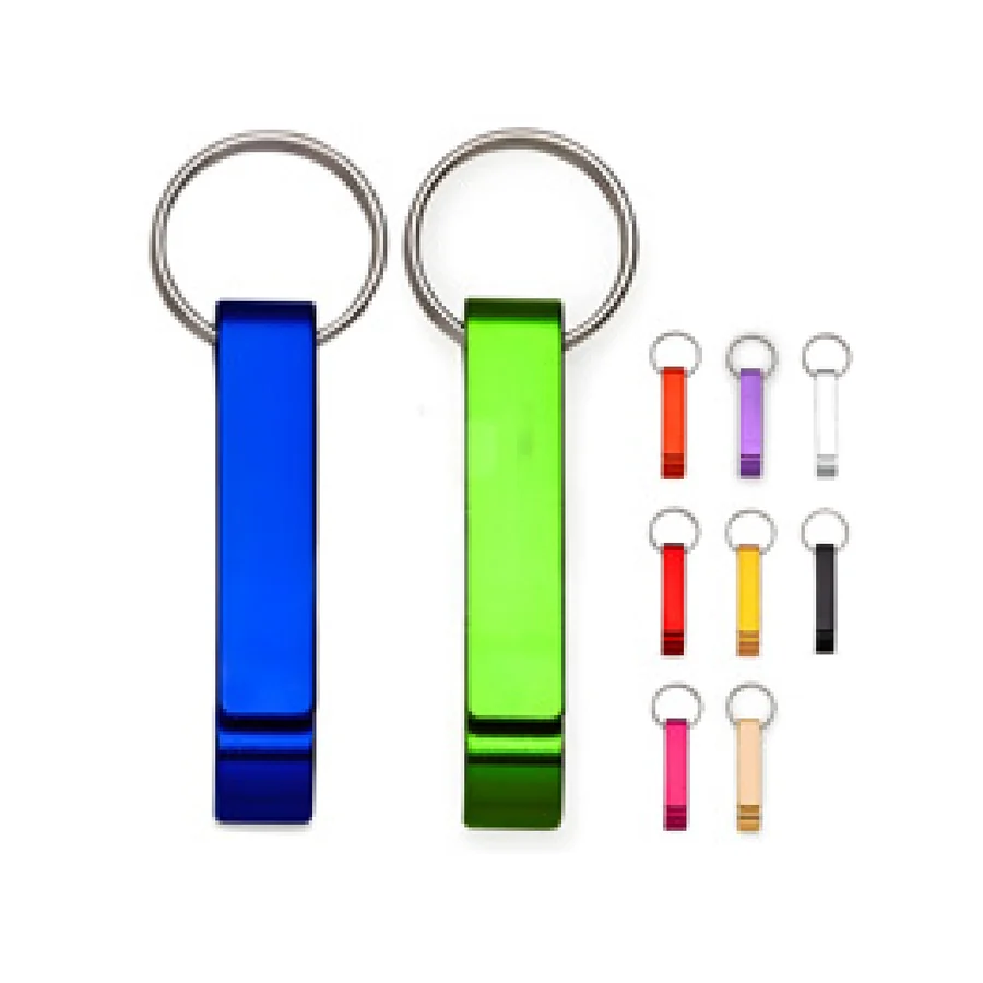 Chaveiro Metal Abridor personalizado 09824-IA em fundo branco