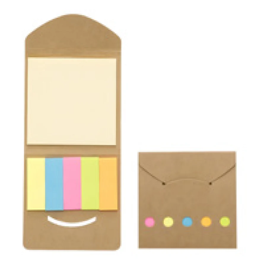 Mini Bloco Ecológico personalizado 12398-IA em fundo branco